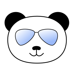 Apathetic Panda Stickers